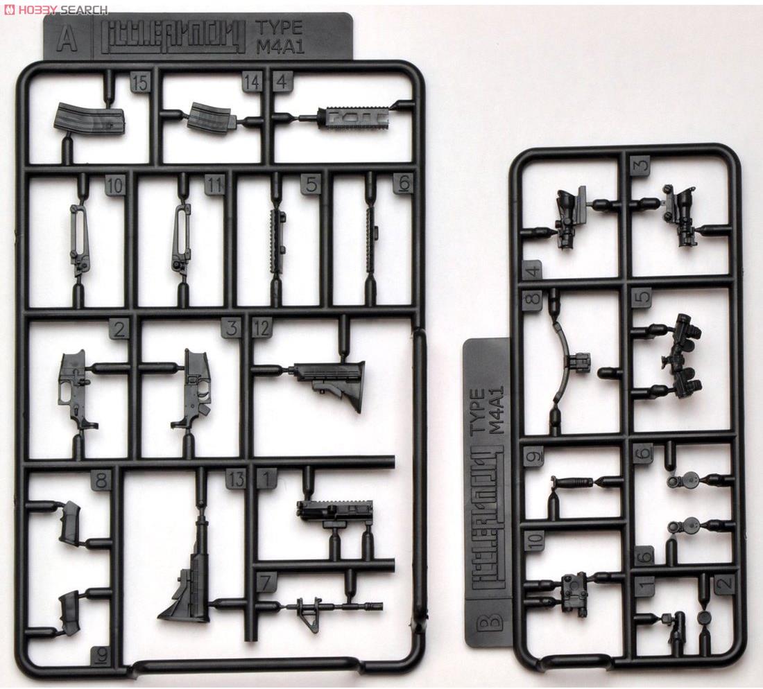 1/12 Little Armory (LA001) M4A1タイプ (組み立てキット) (プラモデル
