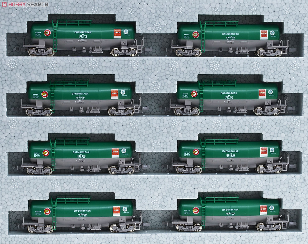 タキ1000 日本石油輸送色 ENEOS (エコレールマーク付) (8両セット) B