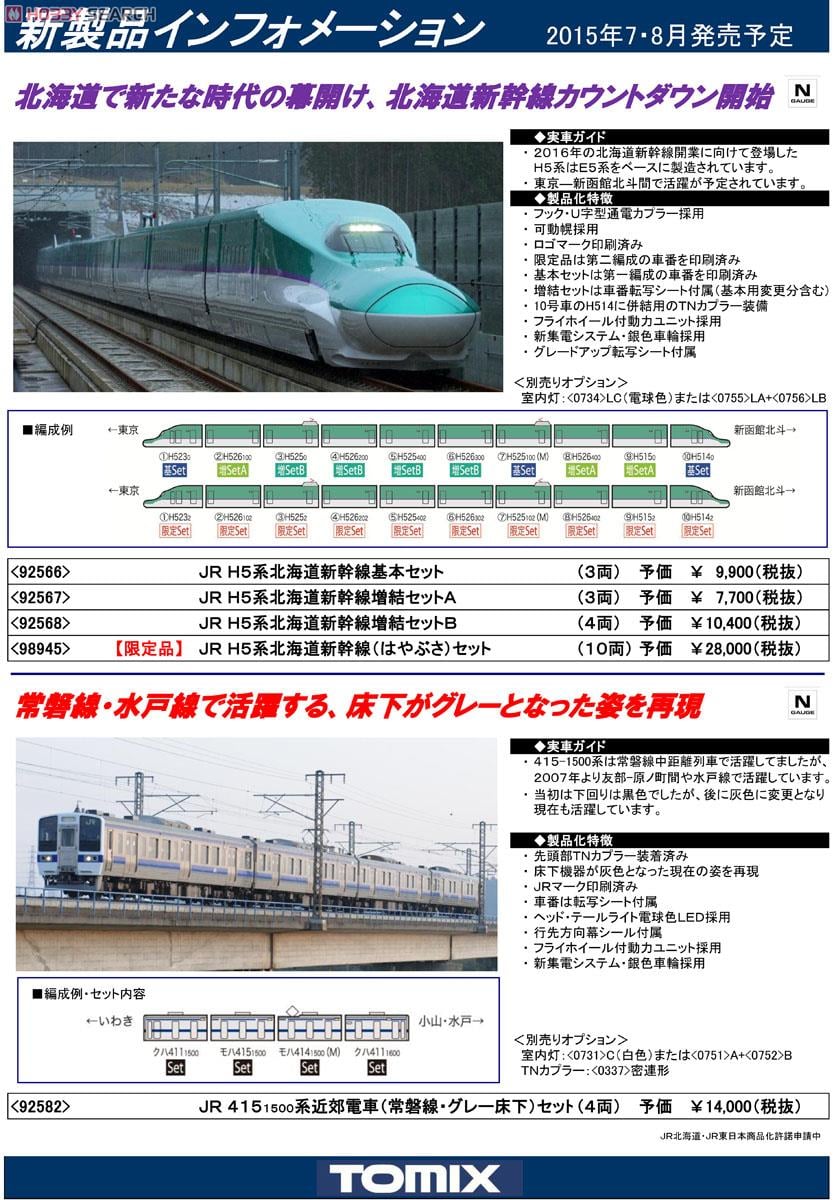 JR 415-1500系近郊電車 (常磐線・グレー床下) セット (4両セット