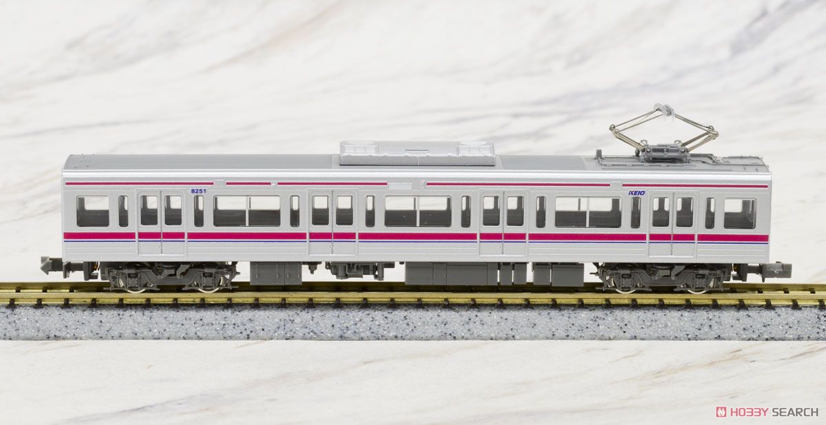 京王 8000系 (菱形パンタグラフ時代) 増結4輛編成セット (動力無し