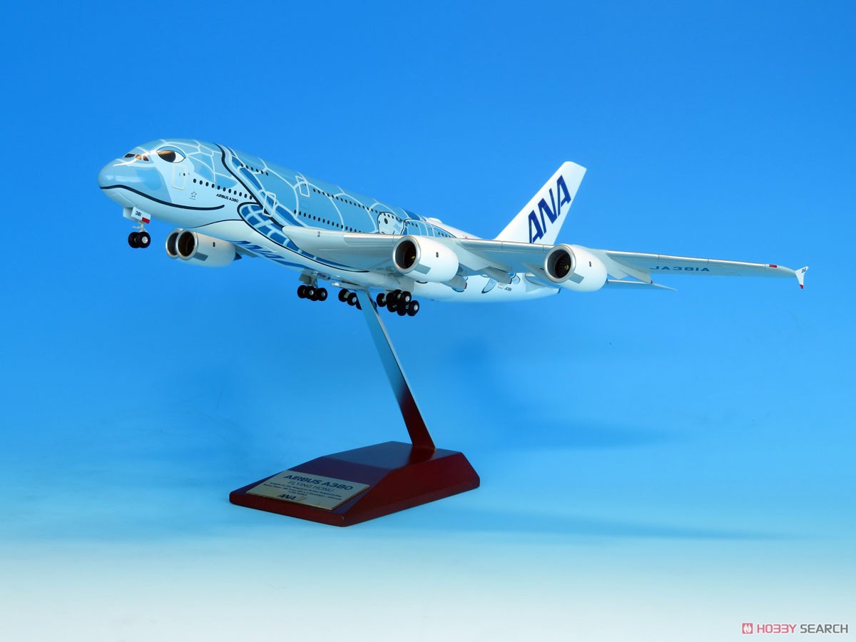 A380 JA381A FLYING HONU ANAブルー (スナップフィット) (完成品飛行機