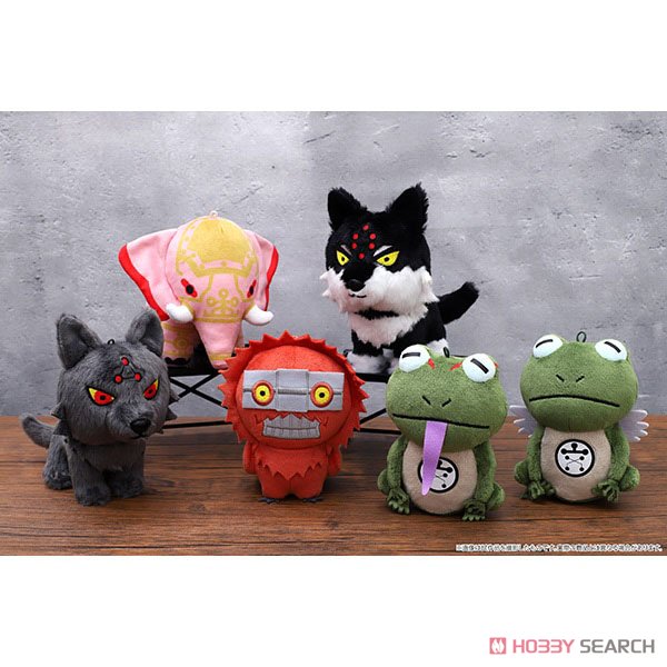 呪術廻戦 伏黒の式神ぬいぐるみキーホルダー 蝦蟇 (キャラクターグッズ