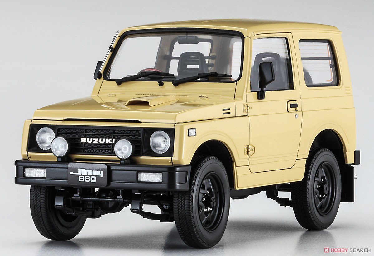 スズキ ジムニー (JA11-1型) w/ウッドステアリング (プラモデル