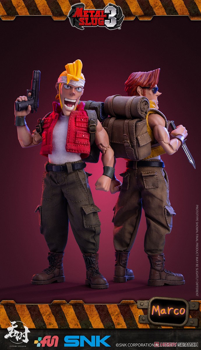 メタルスラッグ3 1/12スケール アクションフィギュア マルコ (完成品