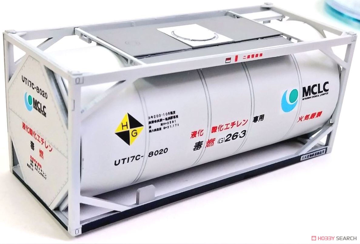 16番(HO) 私有タンクコンテナ UT17C 酸化エチレン TypeC ペーパー