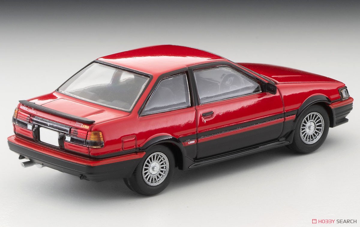 TLV-N304a トヨタ カローラレビン 2ドア GT-APEX 85年式 (赤/黒
