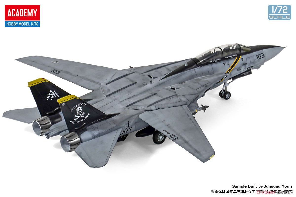 F-14B トムキャット `VF-103 ジョリーロジャース` (プラモデル
