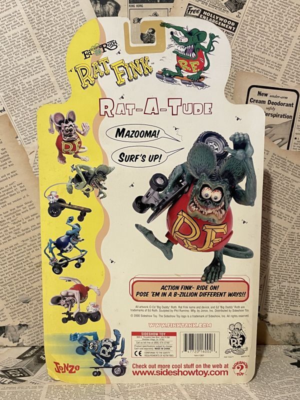 Rat Fink/Rat-a-Tude Figure(MOC) RF-044 - 2000toys高円寺店