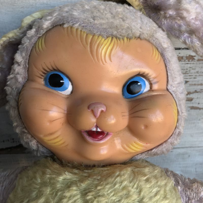 Vintage Gund Rubber Face Doll Bunny (S794) - 2000toys Antique Mall