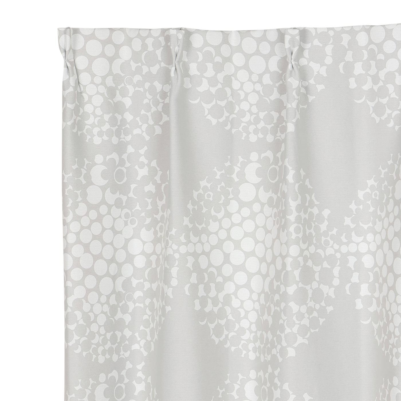 厚地カーテン ブルームボール100×178 2枚組 GY | TWO-ONE STYLEネット