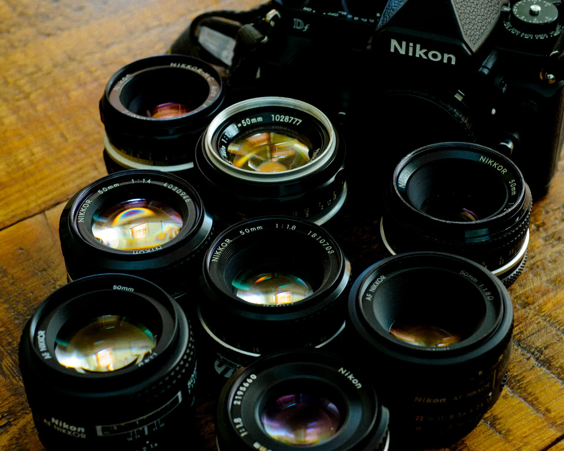 Quick Thoughts on Eight of the Nikkor Nifty Fifties – by David