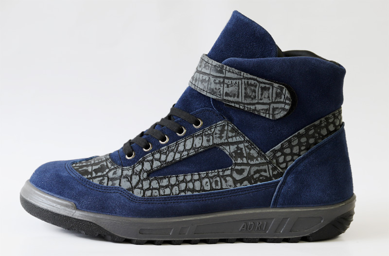 別注】【JIS】ATENEO ZR-21 NC ネイビー×クロコ 商品詳細｜鳶服 鳶用品