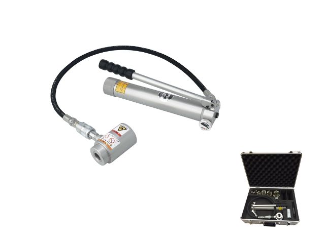 カクタスパンチ SKP-4Cセット 油圧式鋼板穴あけ機