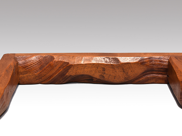 初代 村瀬治兵衛（作）炉縁 木曽山の蔦木地を以て作る 共箱 | 古美術ささき