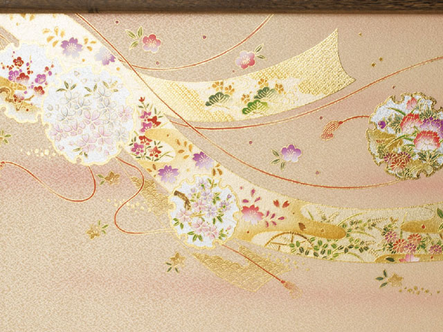 雛人形の御案内 豪華焼桐三段飾り京八番親王六寸官女付五人飾り