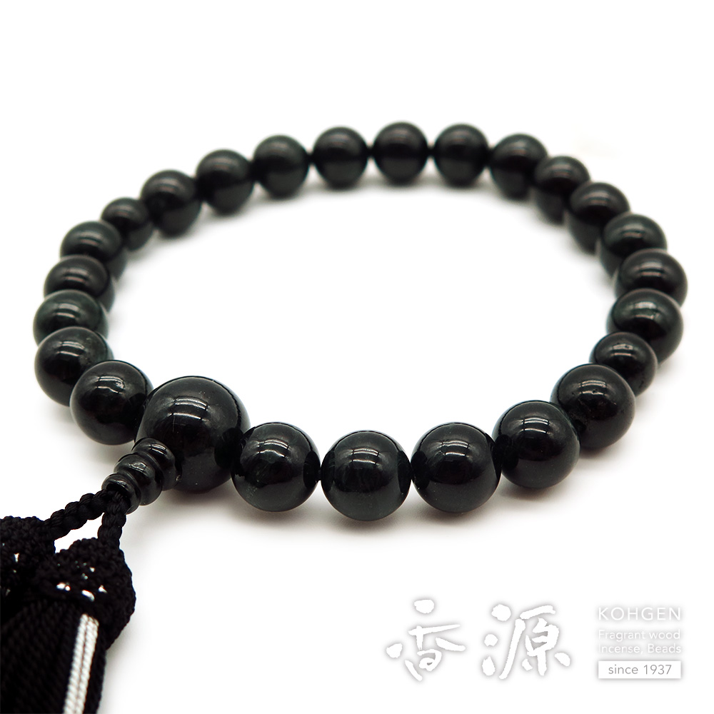 黒ビルマ翡翠 22玉 共仕立ての通販 - お香専門店香源