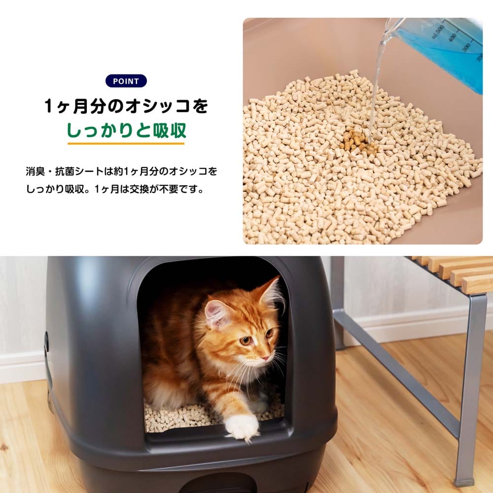 ユニ・チャーム デオトイレ 飛び散らない消臭・抗菌サンド4L(単品