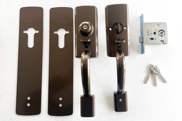 小池ガラス店 / 交換用両面サムラッチ錠 バックセット : 60mm ドア厚