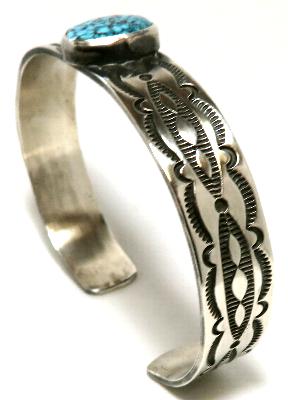 インディアンジュエリー バングル ナバホ族製作のブレスレット