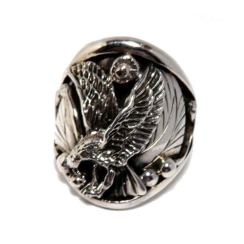 ナバホ族製作のリング ナバホ作のリング Tom Hawk（トムホーク）作