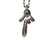 マイケル・カーク Michael Kirk のインディアンジュエリー、羽型