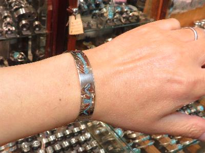 ココペリ・バングル ブレスレット インディアンジュエリー