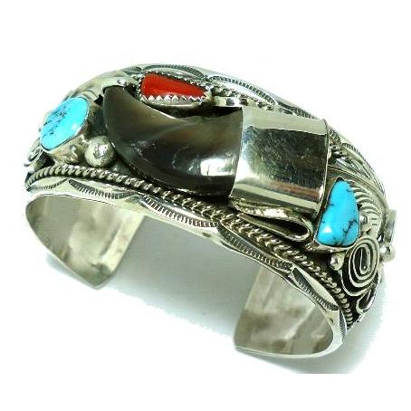 ベアクロー・バングル ブレスレット ナバホ族