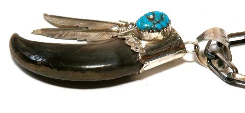 インディアンジュエリー ベアクローペンダント