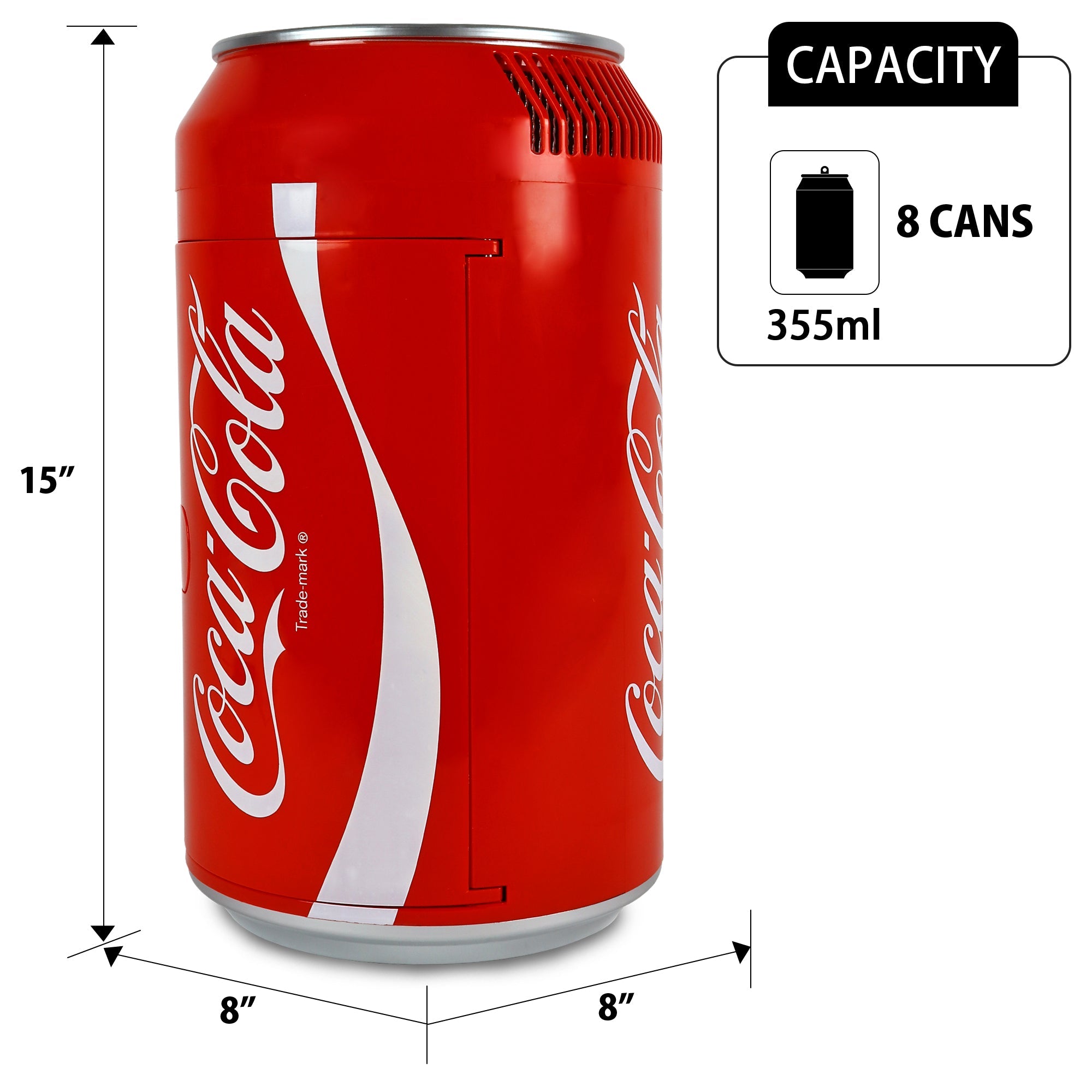 Coca Cola Portable Mini Fridge | 8 Cans | 5.4L