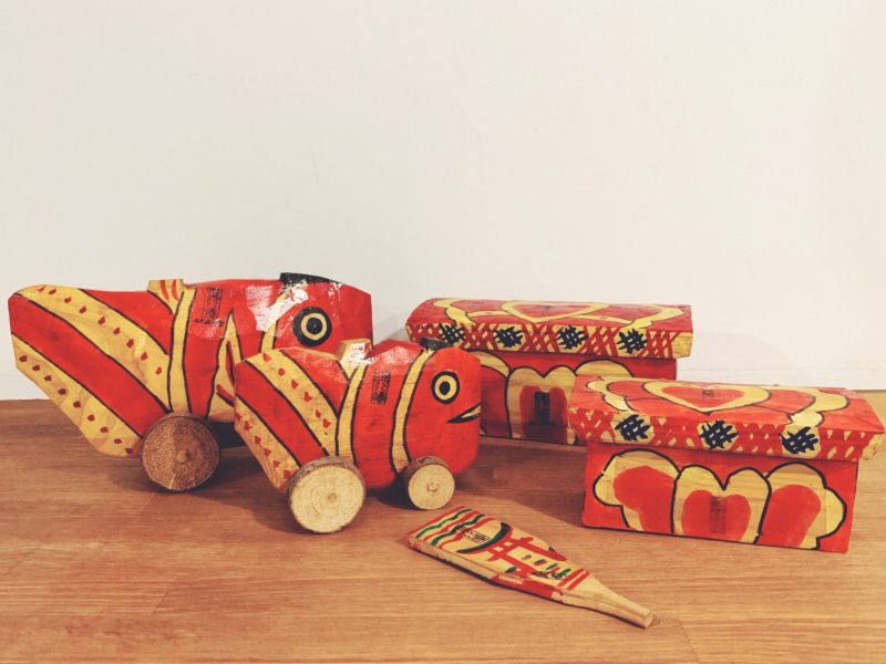 鹿児島神宮 鯛車・化粧箱・羽子板 5点セット ｜ 民芸・郷土玩具・信仰