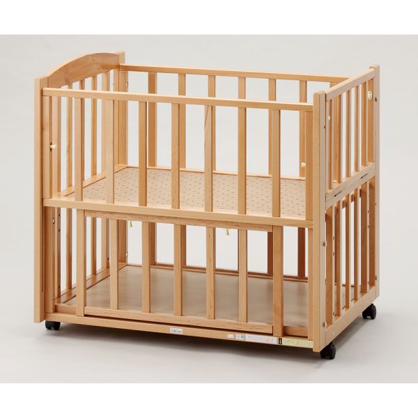 ハイポジションミニベッド アーチ（ナチュラル）」について｜カトージ