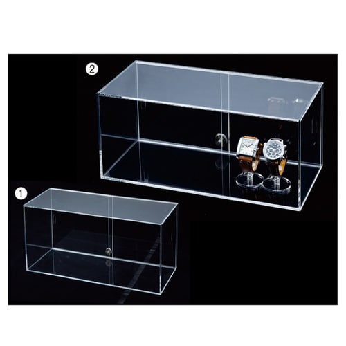 店研創意（ストア・エキスプレス） アクリル陳列ケース（前面引き違い