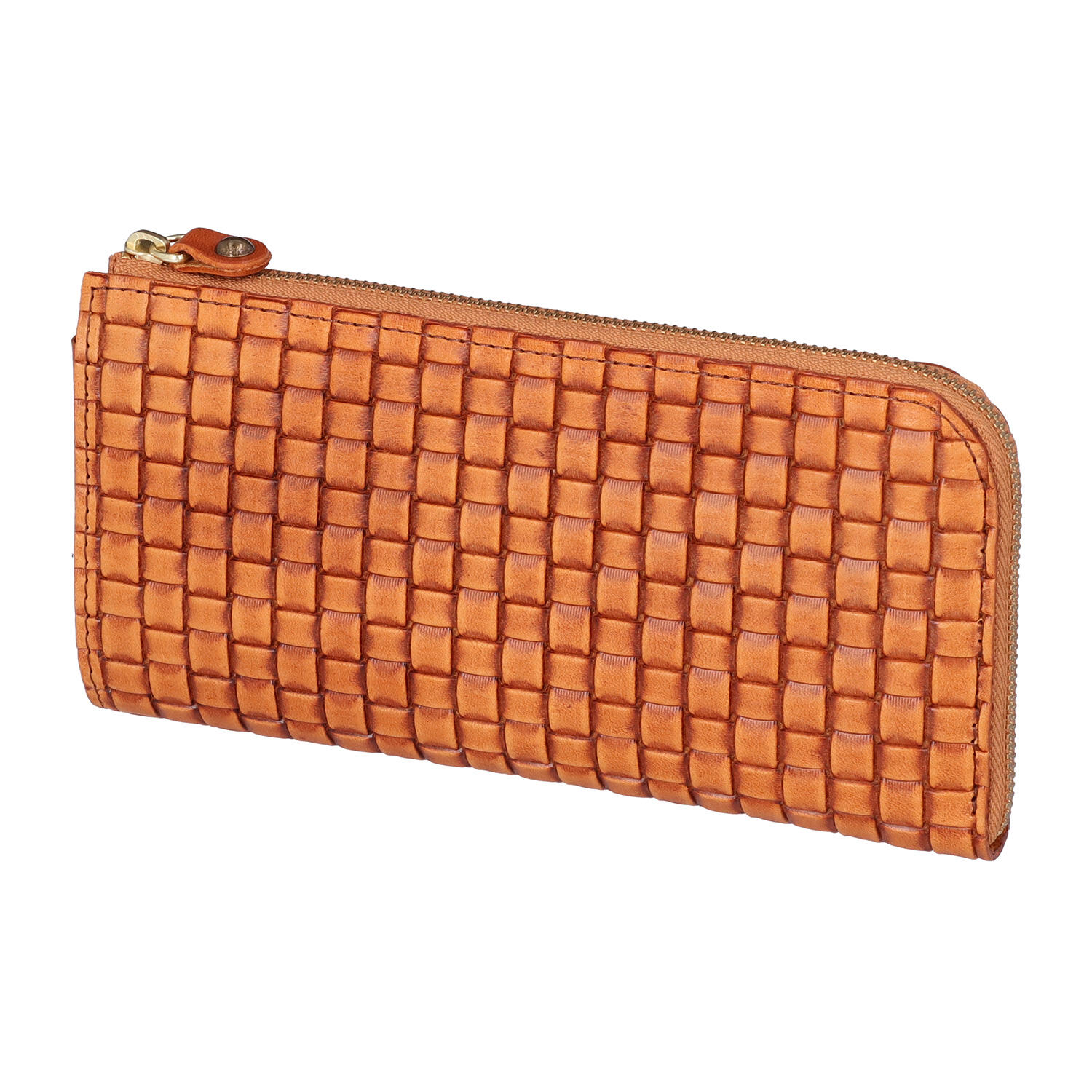 L字ファスナーロングウォレット (エンボスメッシュレザー) | 株式会社