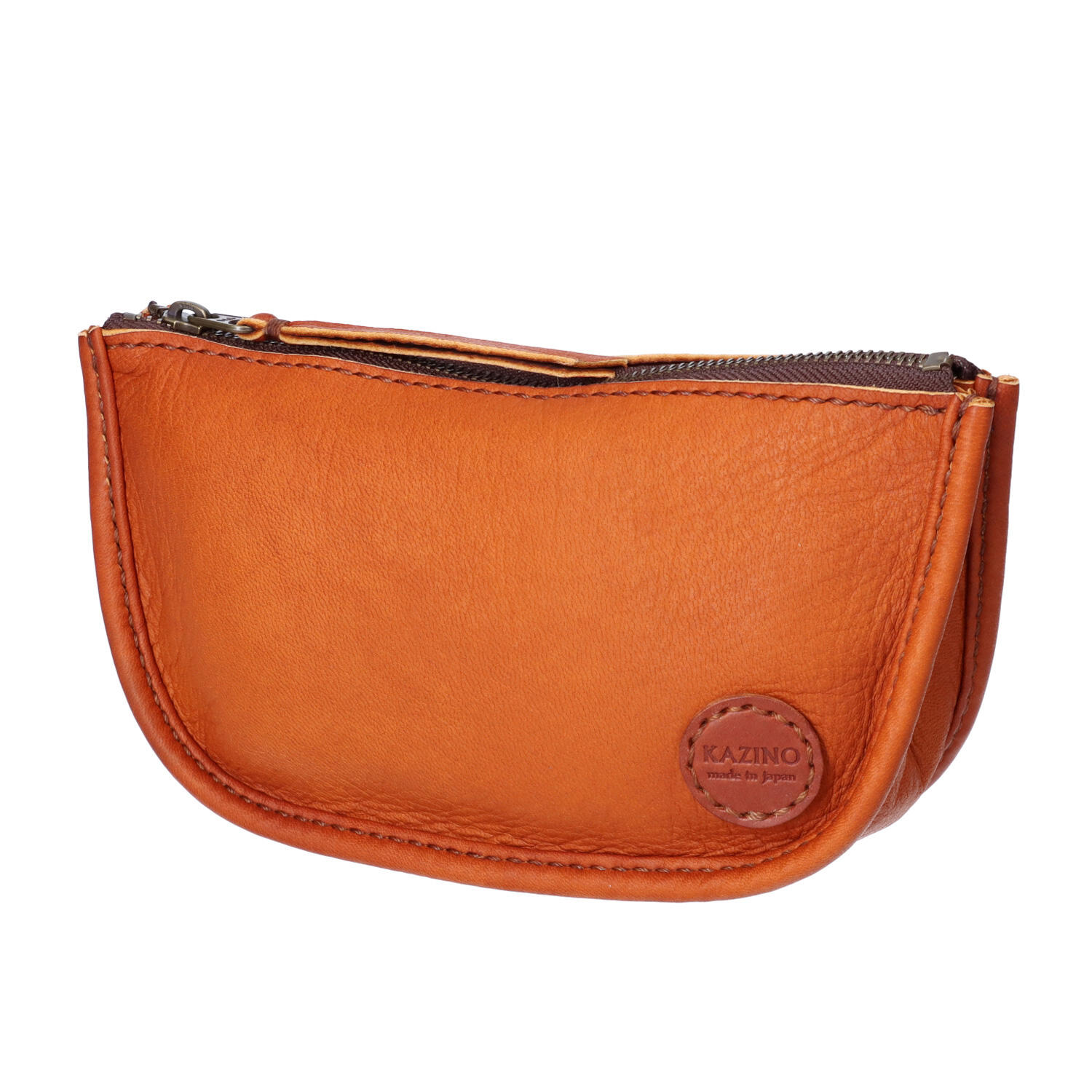 ギフト 総手縫い 鹿革 マルチポーチL | 株式会社 KAZINO leather works