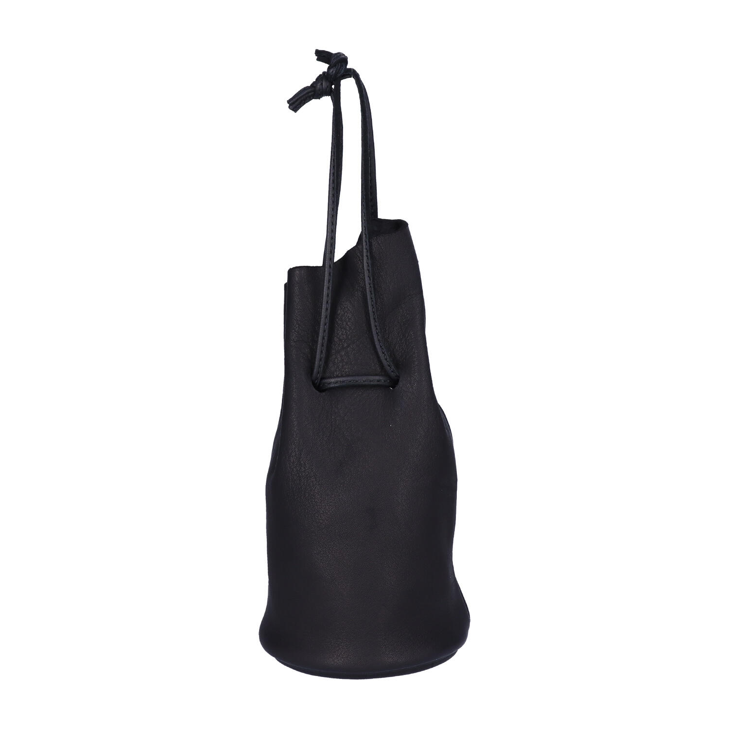 総手縫い鹿革 ティピ 巾着バッグ | 株式会社 KAZINO leather works