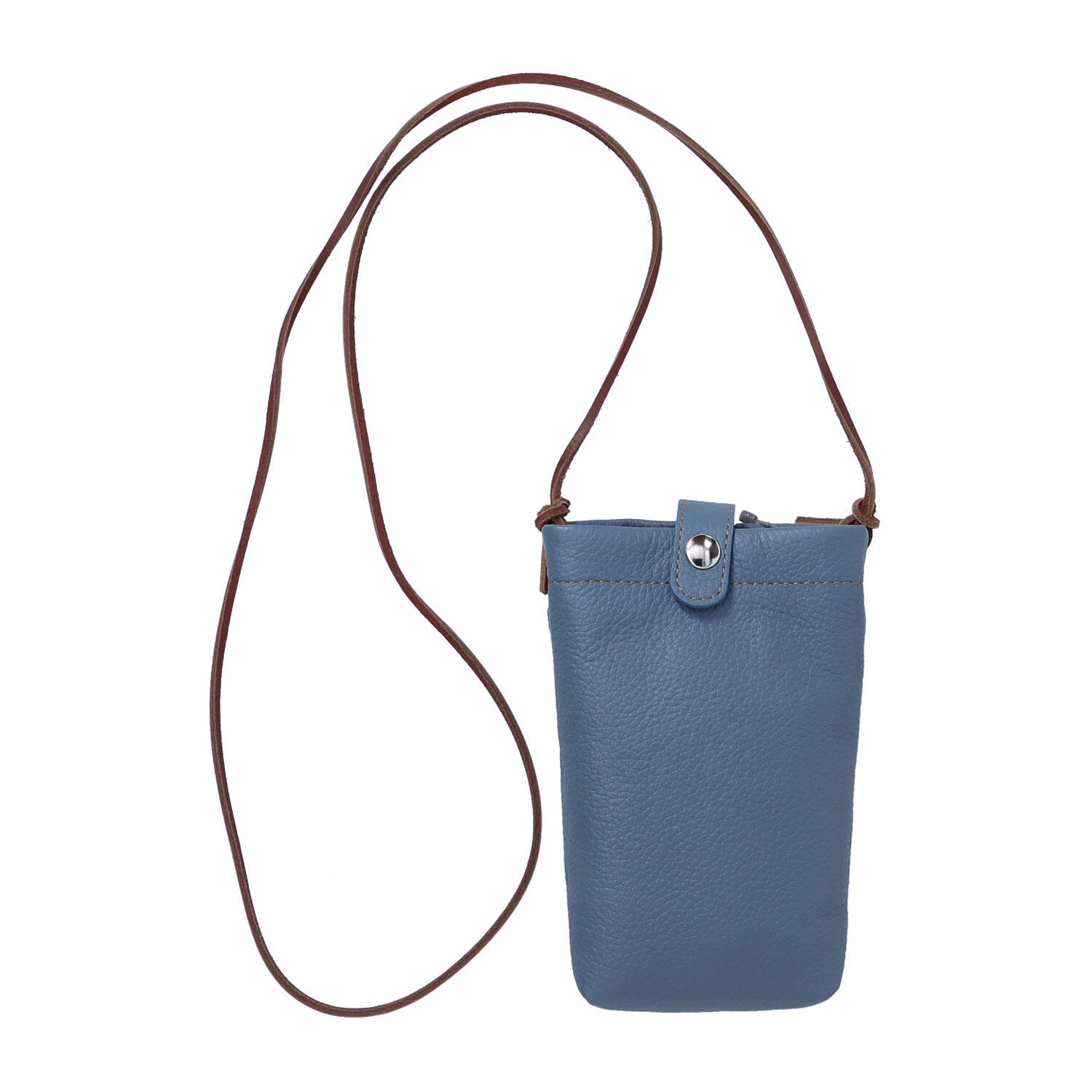 シンプル 牛革 スマホポシェット ミニショルダーバッグ | 有限会社