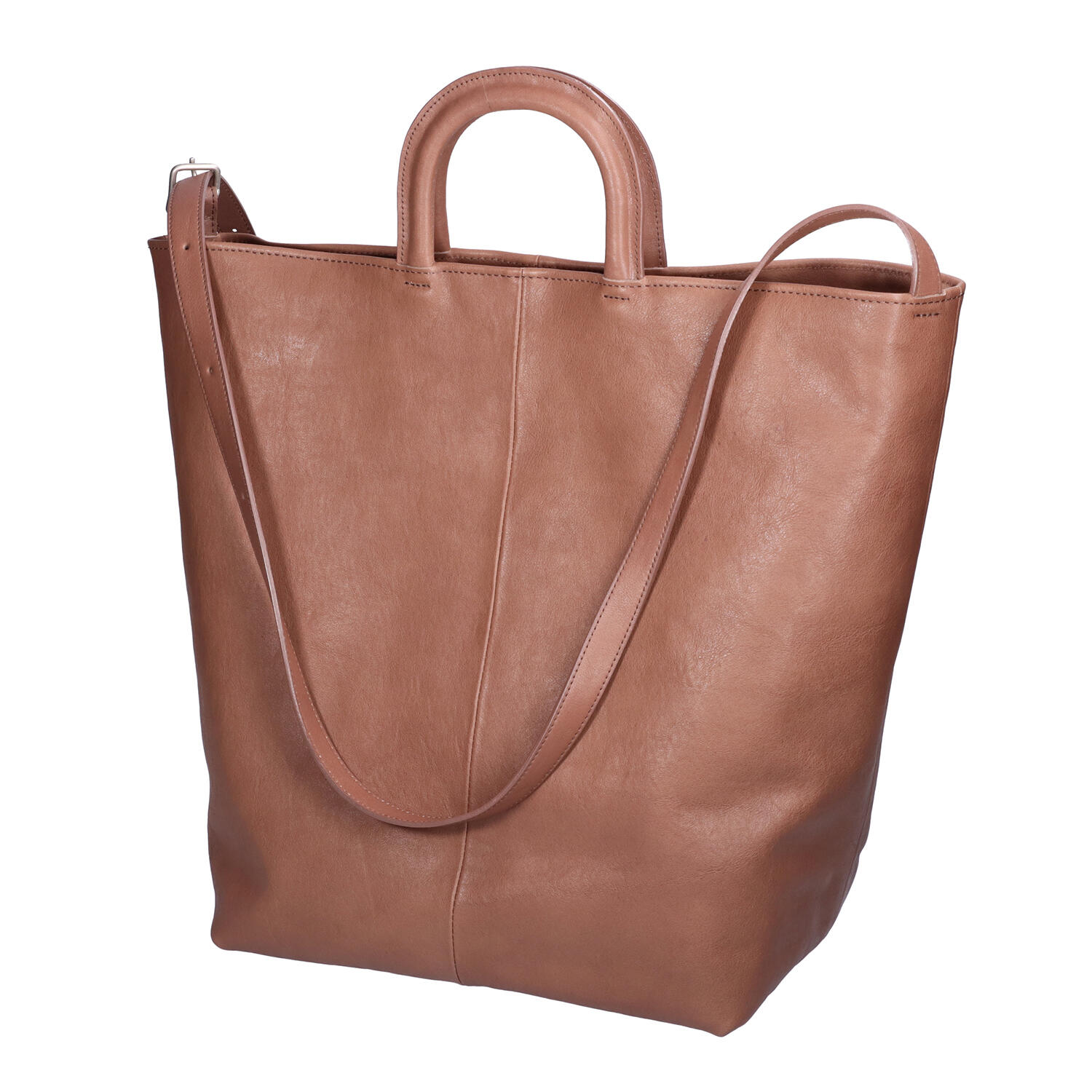 ヌメ革 牛革 ストラップ付き トートバッグ | 株式会社 DIECI-LABO