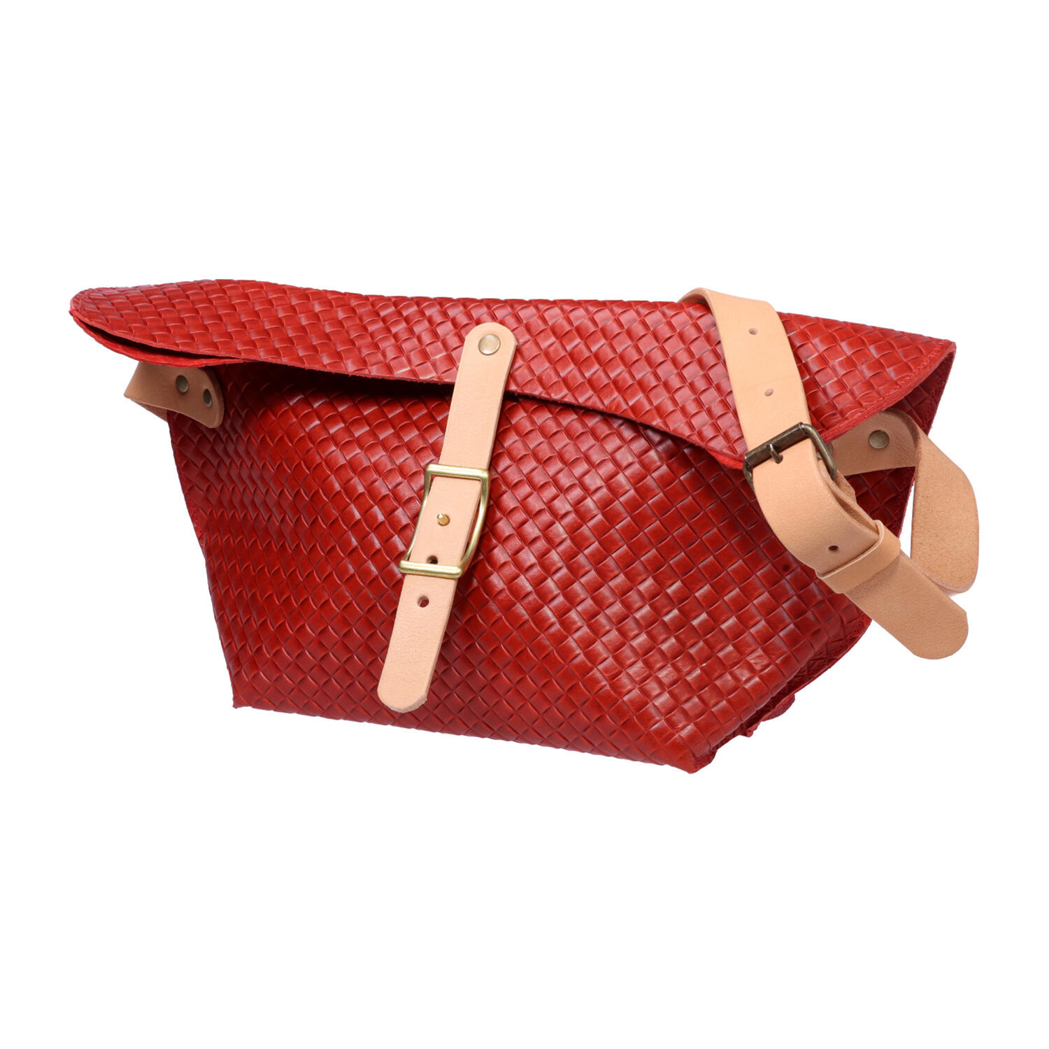 本革 限定 メッシュ型押し メッセンジャーバッグ | 合同会社 エイチ