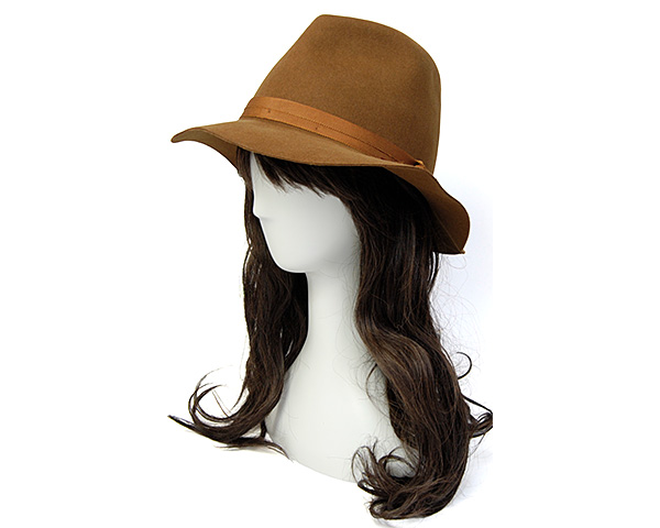 chisaki（チサキ) ファーフエルト中折れ帽 kikka レディース ハット