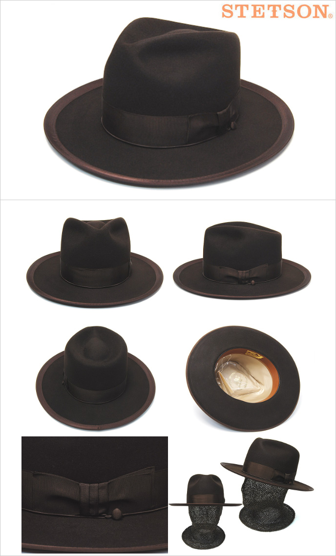 最終値下げ‼️ステットソン4Xビーバーハット/ウエスタンハットJBSピン