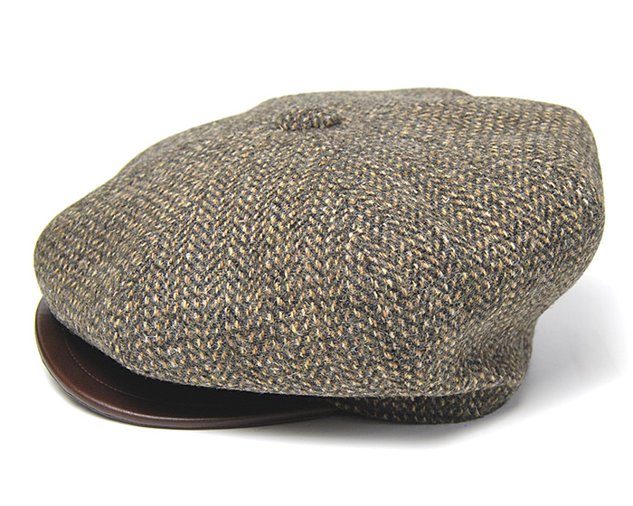 STETSON(ステットソン) ハリスツイード8枚はぎハンチング SE787 メンズ