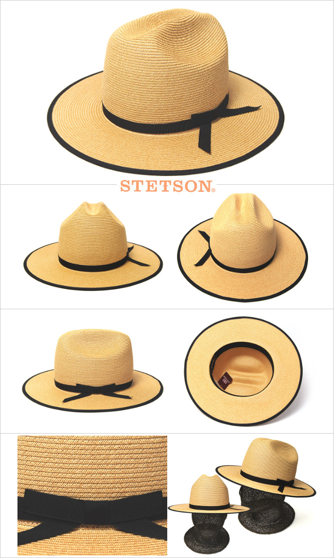 STETSON(ステットソン) ペーパーブレード中折れ帽 OPEN ROAD 春夏