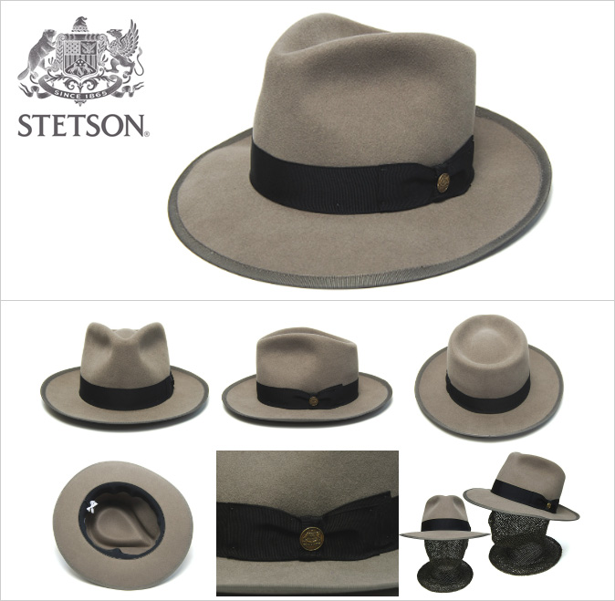 STETSON(ステットソン) ウールフエルト中折れ帽 WHIPPET JP ウィペット