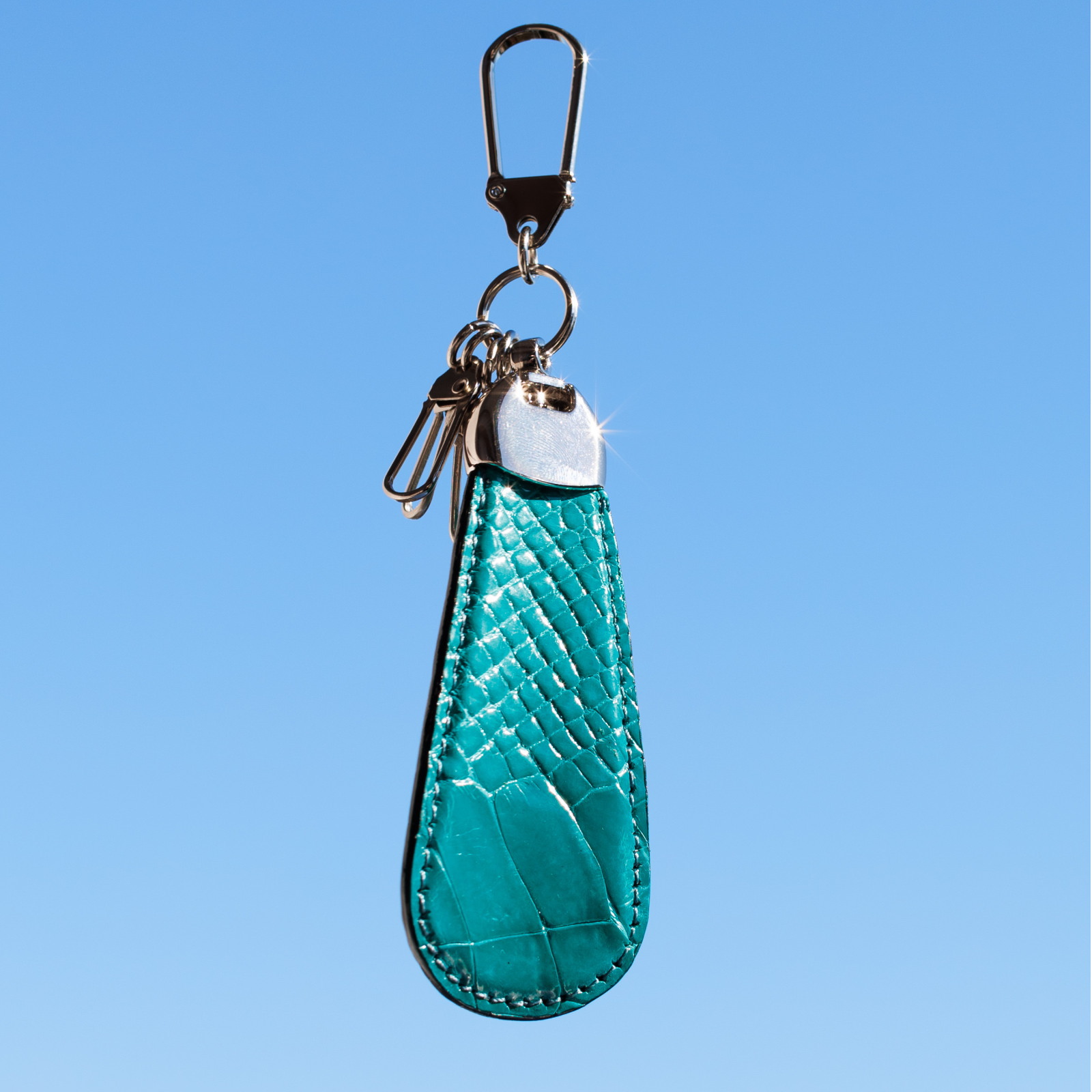 クロコダイル革 ラウンドファスナー 長財布 スリム | 手染め