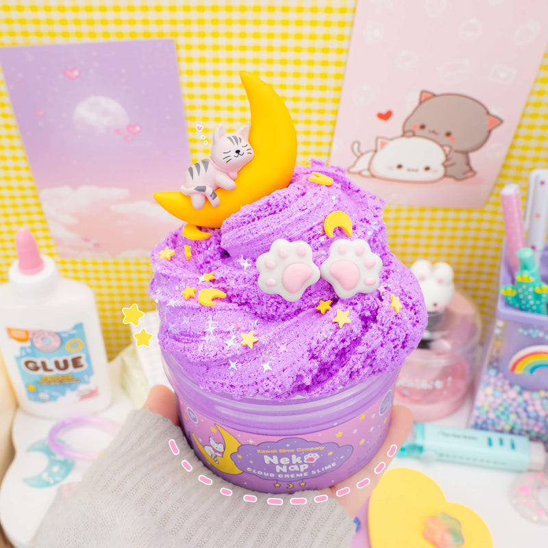 Neko Nap Cloud Creme Signature Dome™ Slime – KSC