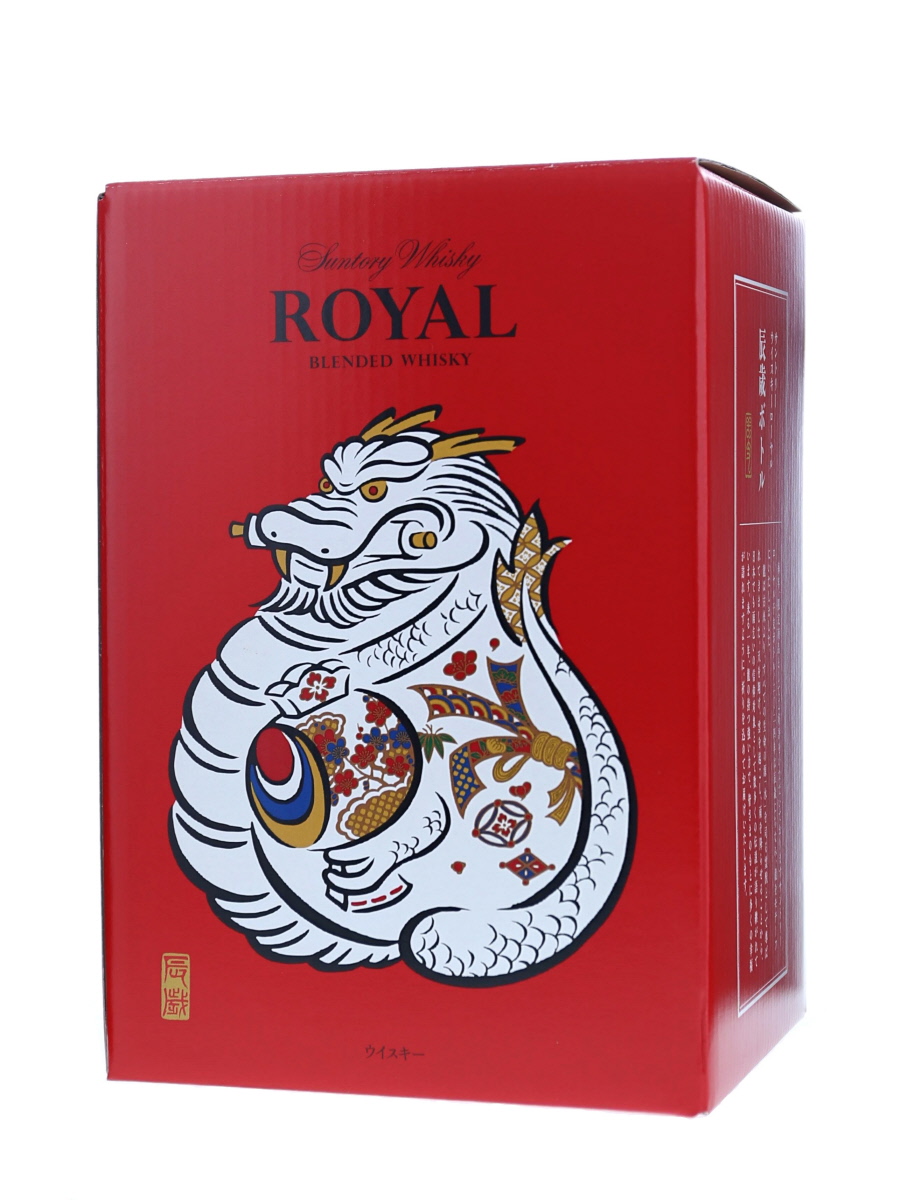 サントリー ローヤル 干支 陶器 ボトル 辰 2024 600ml / 43% - 歌舞伎