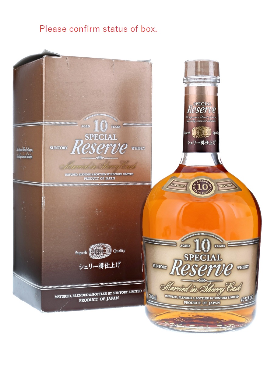 769342/SUNTORY Reserve 10年 シェリー樽仕上げ サントリー スペシャル