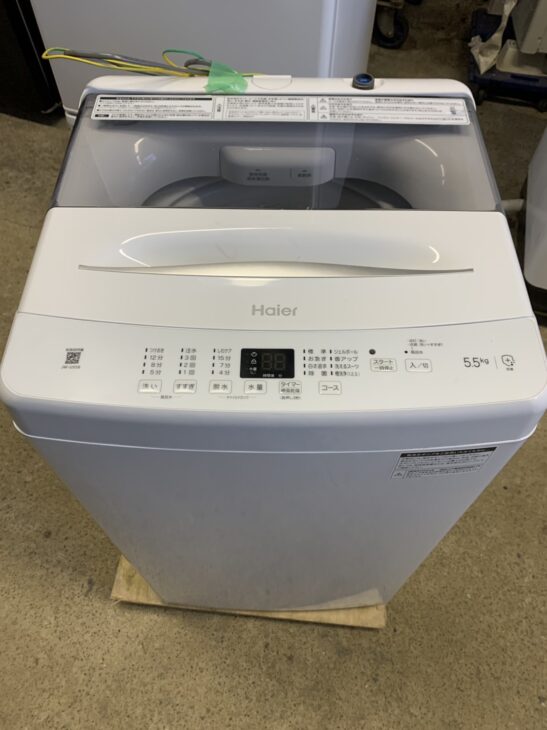 2024年製【高価買取】Haier 洗濯機 JW-U55B 福岡県福岡市博多区石城町