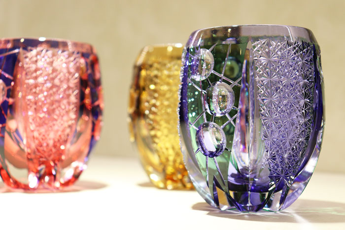 江戸切子 伝統工芸士 鍋谷淳一 作品展」 | カガミクリスタル