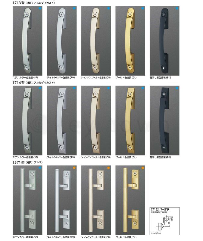 MIWA 【美和ロック】鎌デッドプッシュプル錠 [MIWA-PGF] PRPGF571W-1型